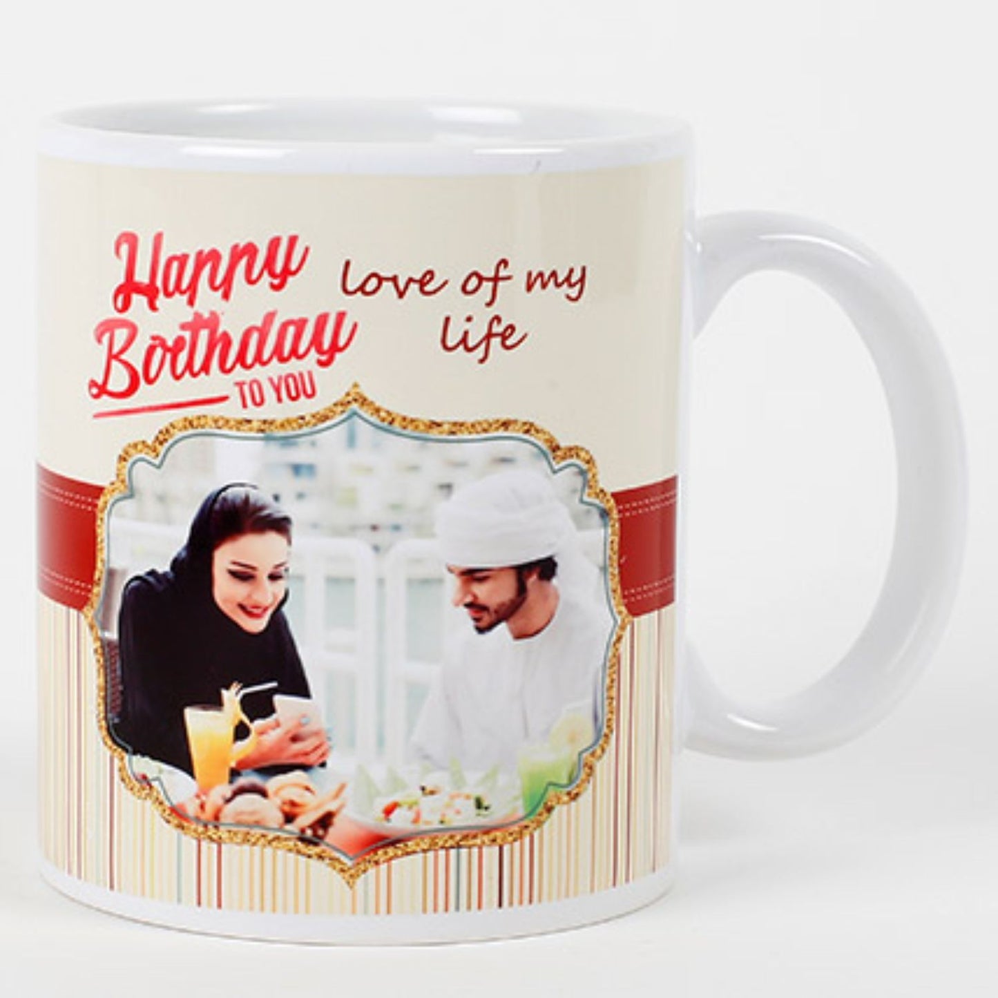 Romantic Birthday Personalized Mug - Love of My Life