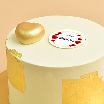 Luxurious Celestial Chocolate Round Cake - Perfect for Celebrations