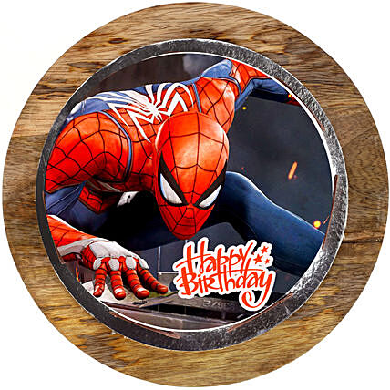 Delicious Spiderman Truffle Cake - Perfect for Celebrations