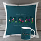 The Best Mom Printed Cushion and Mug Set - Perfect Mother's Day Gift