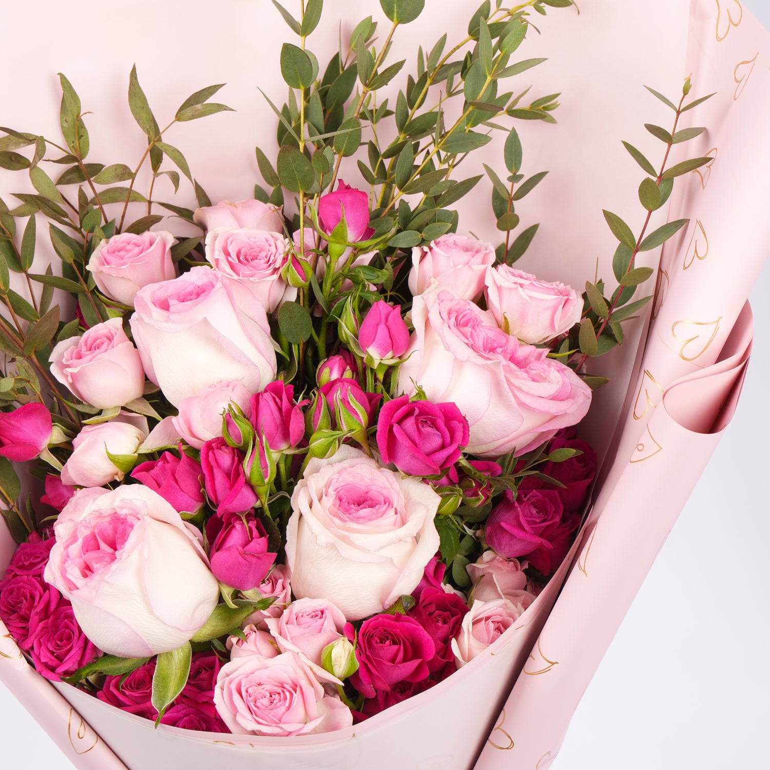 Personalised Name Flower Bouquet for Boss