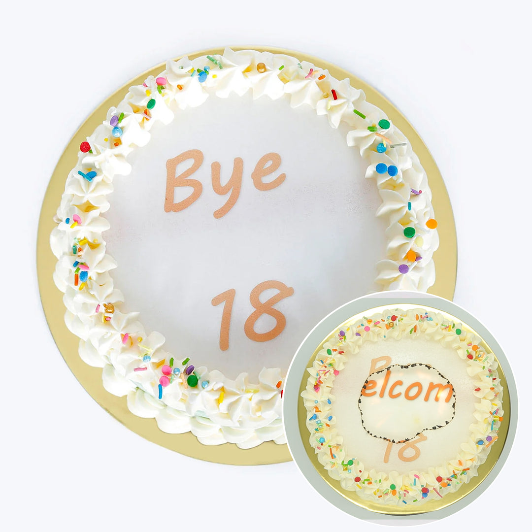 احتفل مع كعكة الشموع العصرية لتوديع عمر 18