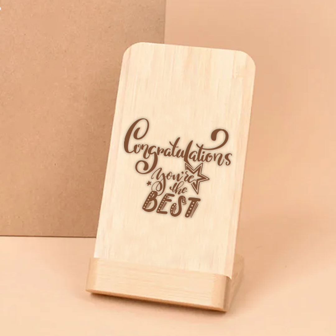 Eco-Friendly Bamboo Gift Box for Congratulations - Sustainable and Stylish