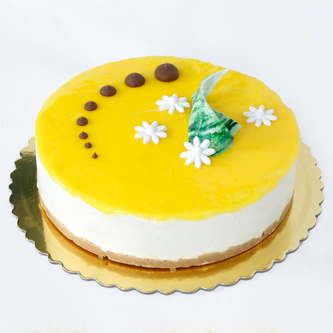 Exquisite Mango Cheesecake Delight - A Tropical Dessert Sensation