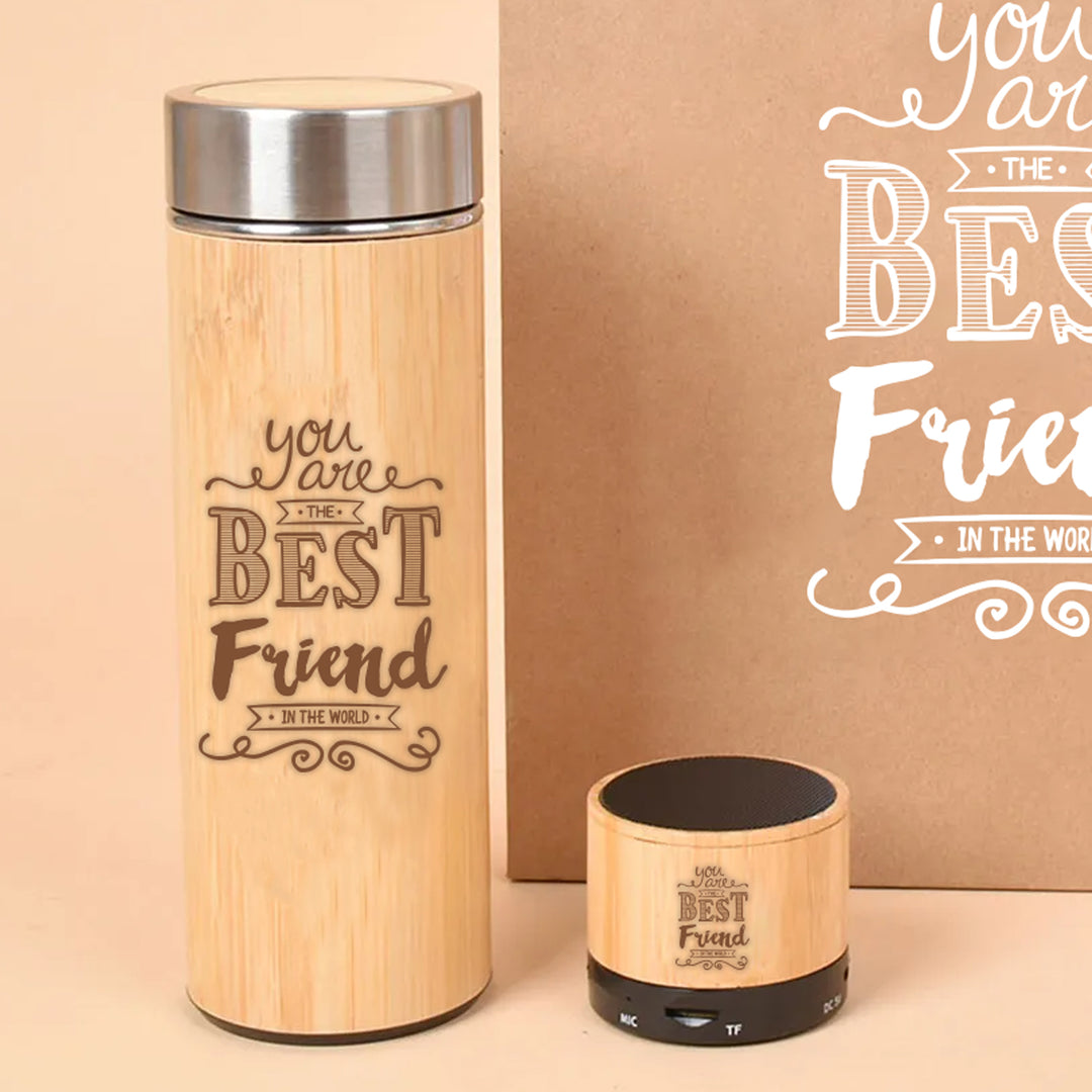 صندوق هدايا صديقك المفضل الصديق للبيئة من الخيزران