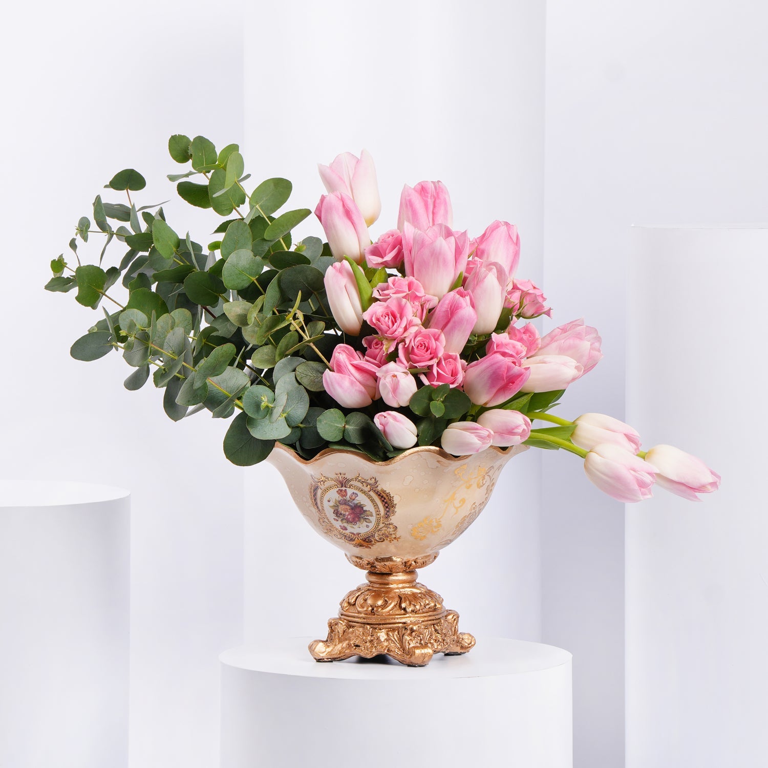Pink Tulip Arrangement