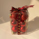 Festive 12 Red Assorted Decorative Balls with Gift Box