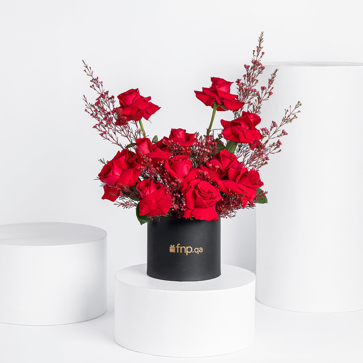 Red Roses Box Arrangement