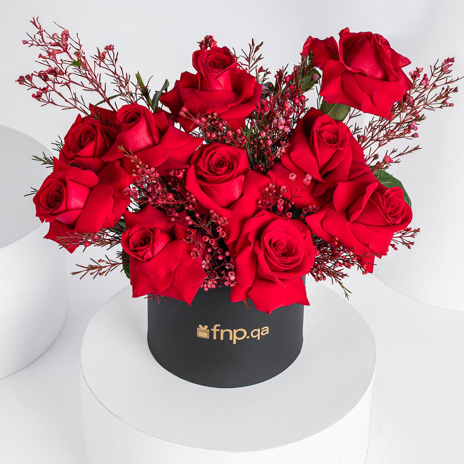 12 Red Roses Box Arrangement