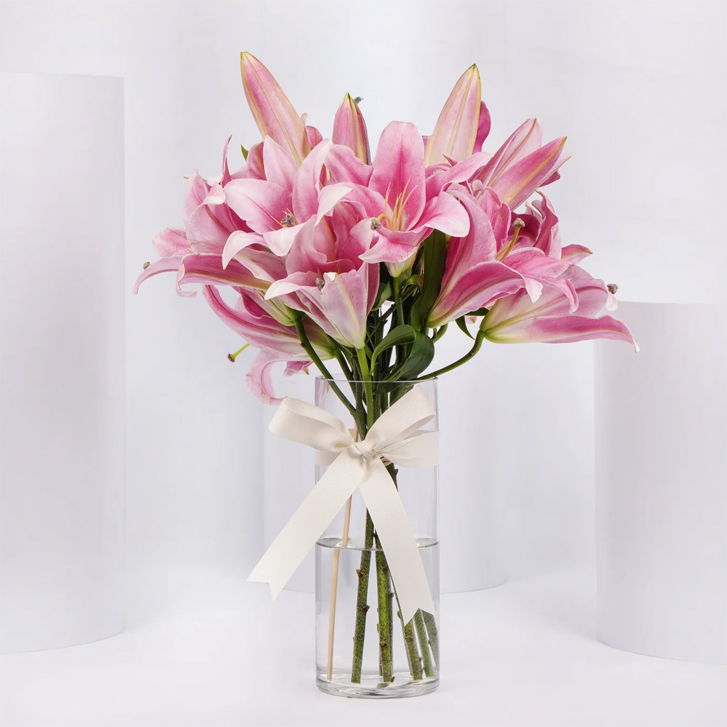 Blushing Pink Lillies