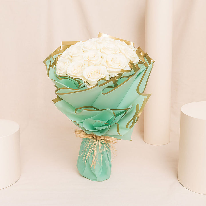 White Roses Bouquet