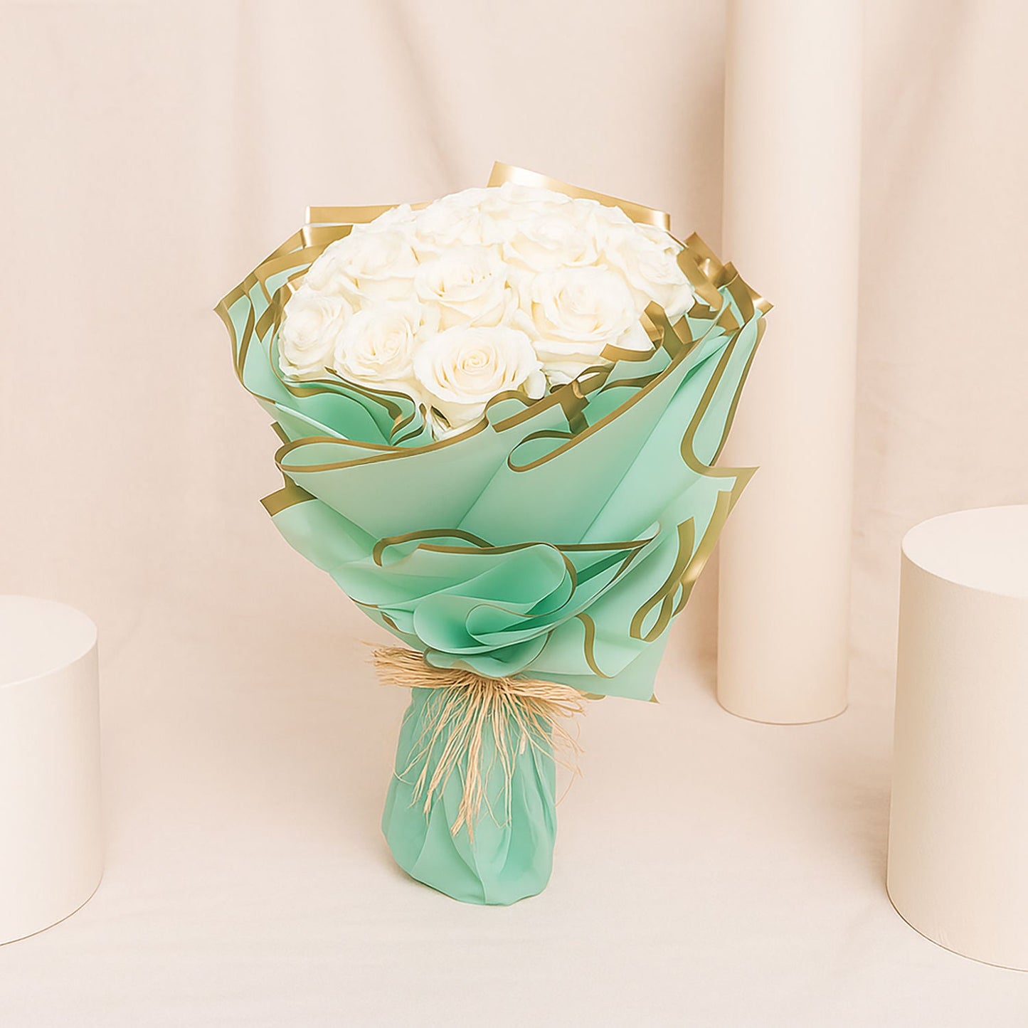 White Roses Bouquet