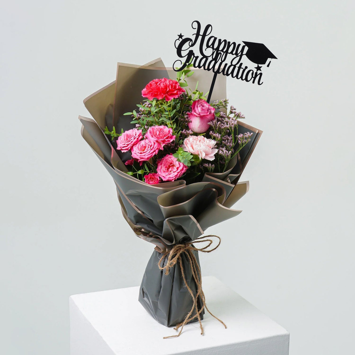 Buy Celebrate with Elegance: Mixed Carnation & Rose Bouquet for ...