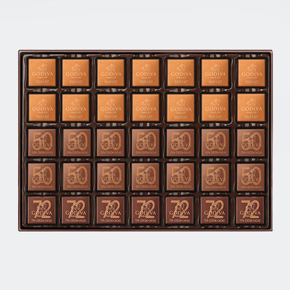 Godiva | PRP Carres Full Range 60 Pcs & Flowers Vase