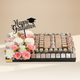 Elegant Graduation Chocolate Tray by Opera Patisserie