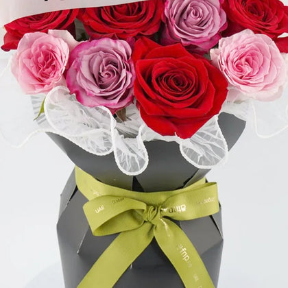 Mixed Rose in Sleeve