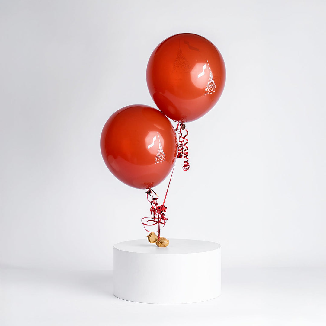 Festive Red Balloons for National Day Celebrations
