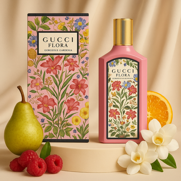 Purple Rosy Charm With Gucci Flora