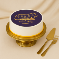Eid Al-Adha Mubarak Chocolate Celebration Cake - 1.2 kg