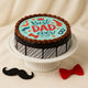 Delicious 'Best Dad Ever' Chocolate Cake - Perfect for Father's Day