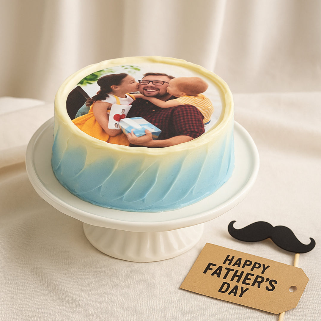 Delicious Personalized Father's Day Chocolate Cake