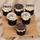 Delightful 2026 New Year Celebration Chocolate Cupcakes - Pack of 6