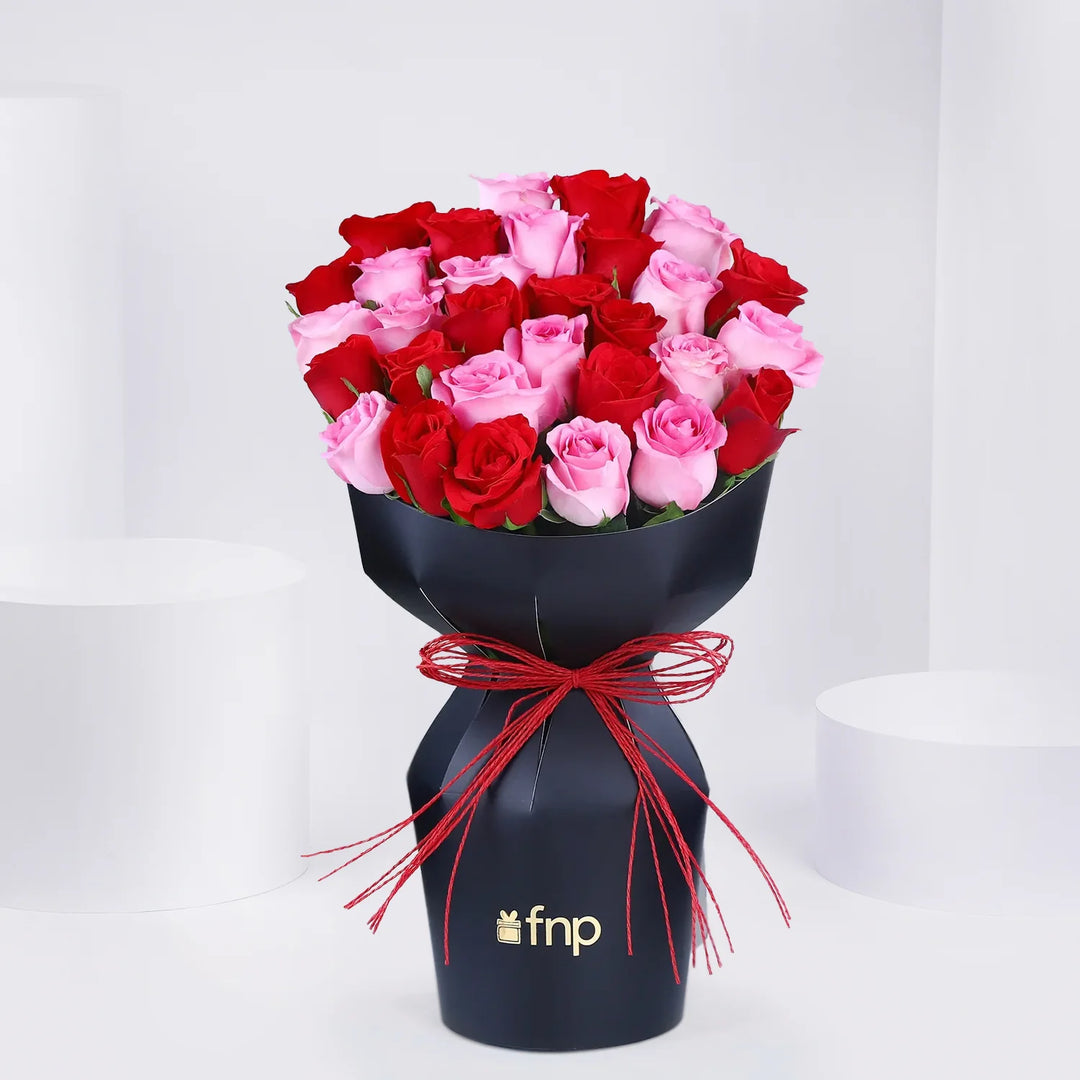 Blushing Rose Love Elegance Bouquet
