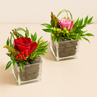 Elegant Duo: Premium Flower Arrangements Set
