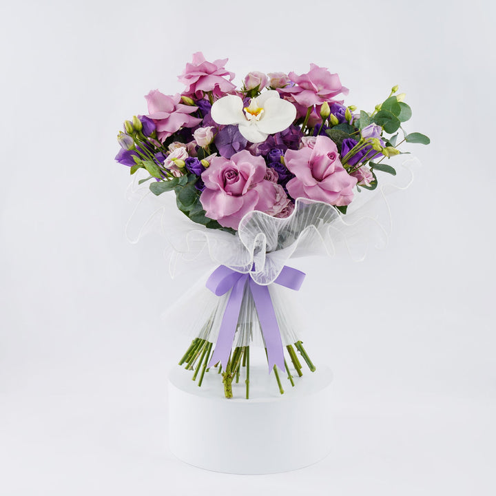Beautiful Purple Rose Bouquet