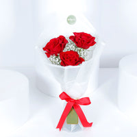 3 Red Roses Bouquet