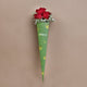 3 Red Rose In Green Sleeve