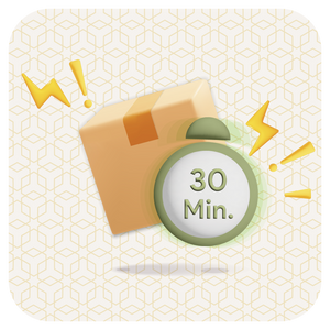 التوصيل خلال 30 دقيقة
