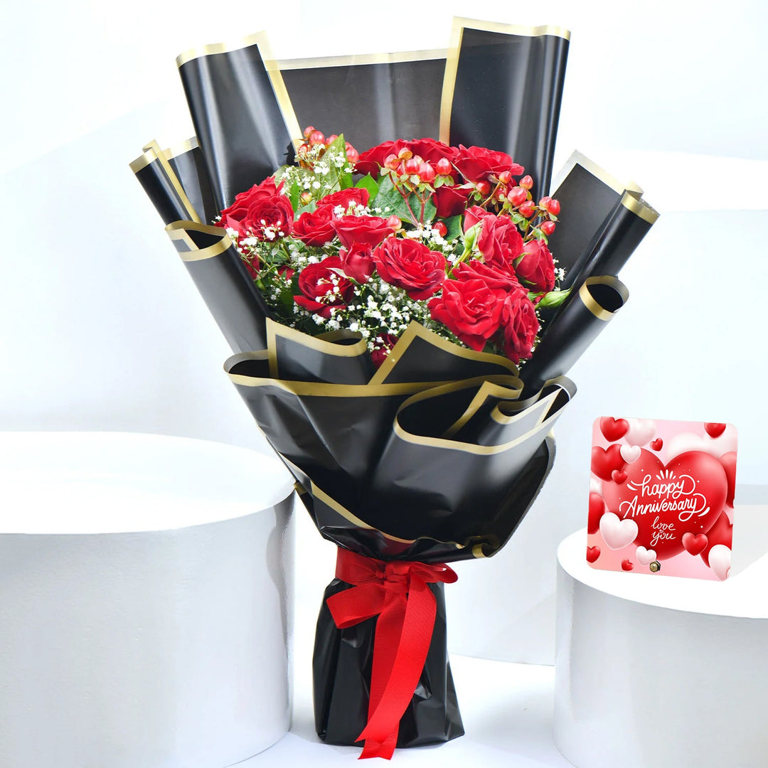 باقة فاخرة – لمسة حب رقيقة