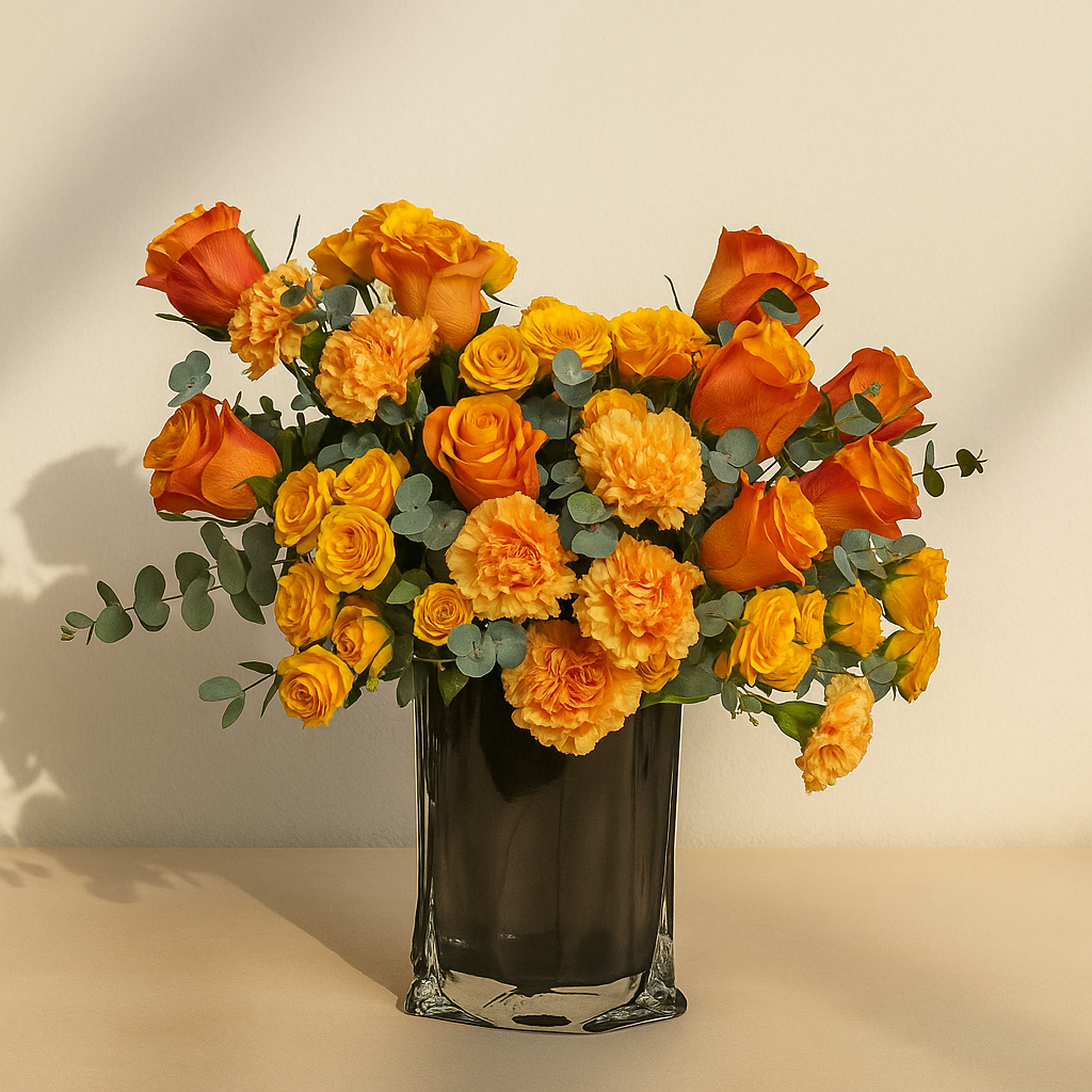Ember Rose & Carnation Symphony