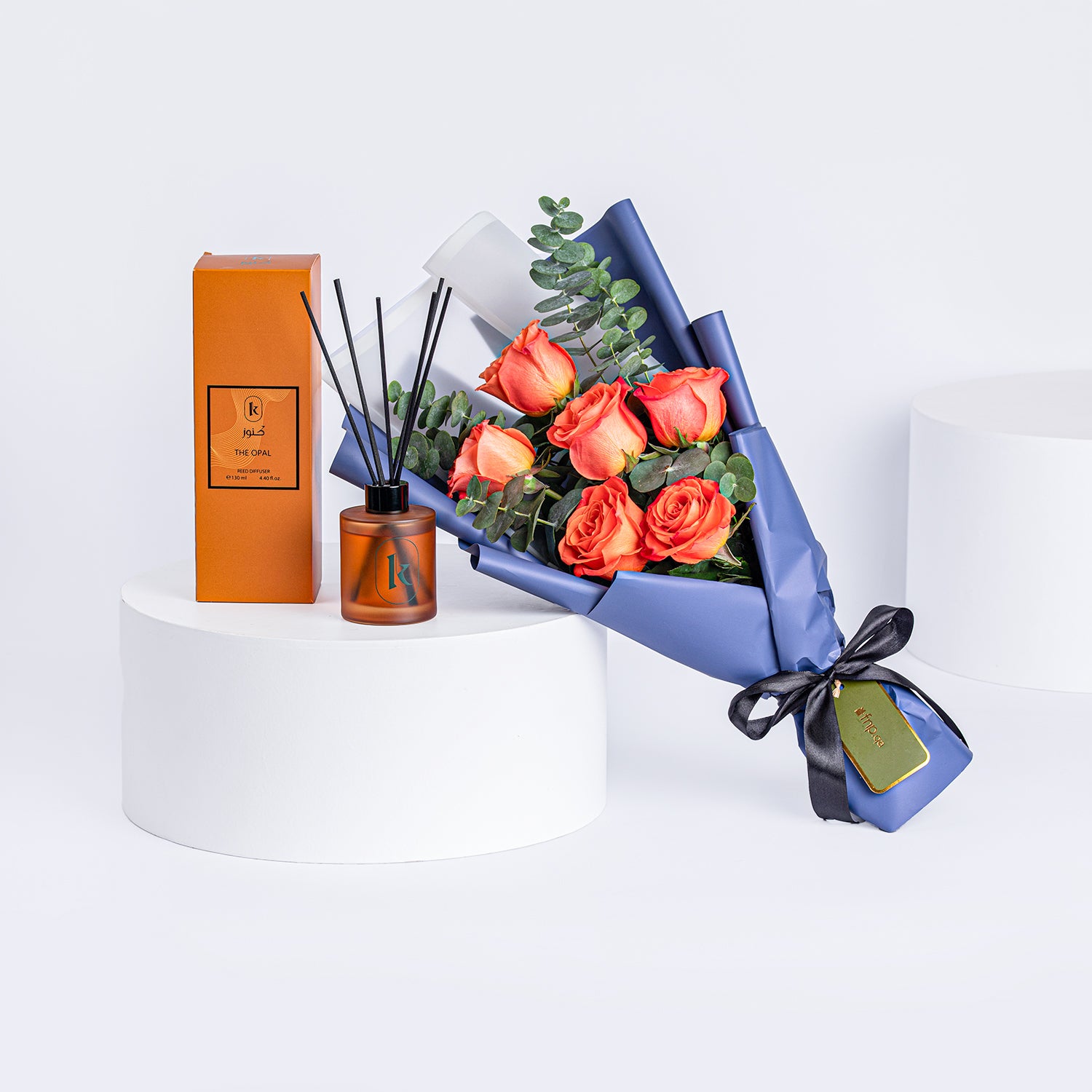 Orange Roses Bouquet | Kenooz -  Diffuser 130ml