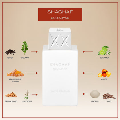 شغف عود أبيض 75 مل EDP من سويس أرابيان - عطر فاخر للجنسين 