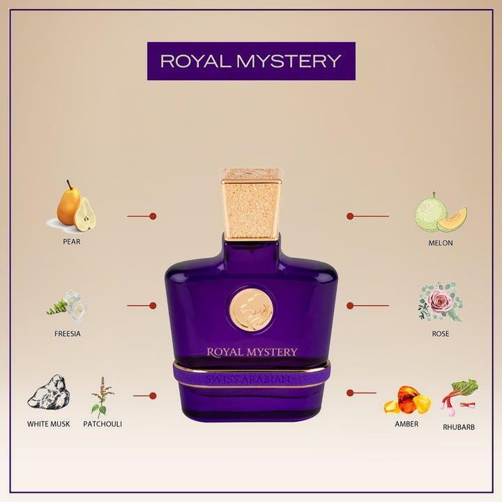 Royal Mystery 100ml EDP - Luxurious Chypre Fruity Fragrance for Women