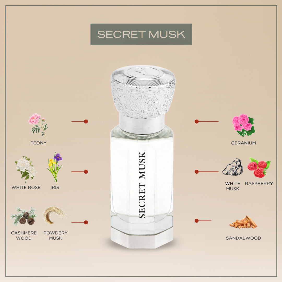 سيكرت مسك 12 مل - عطر ساحر للجنسين
