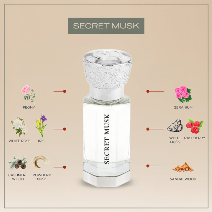 سيكرت مسك 12 مل - عطر ساحر للجنسين