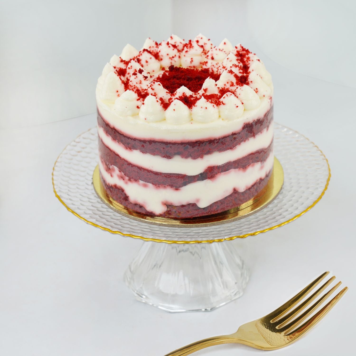 Ruby Romance Red Velvet Monocake
