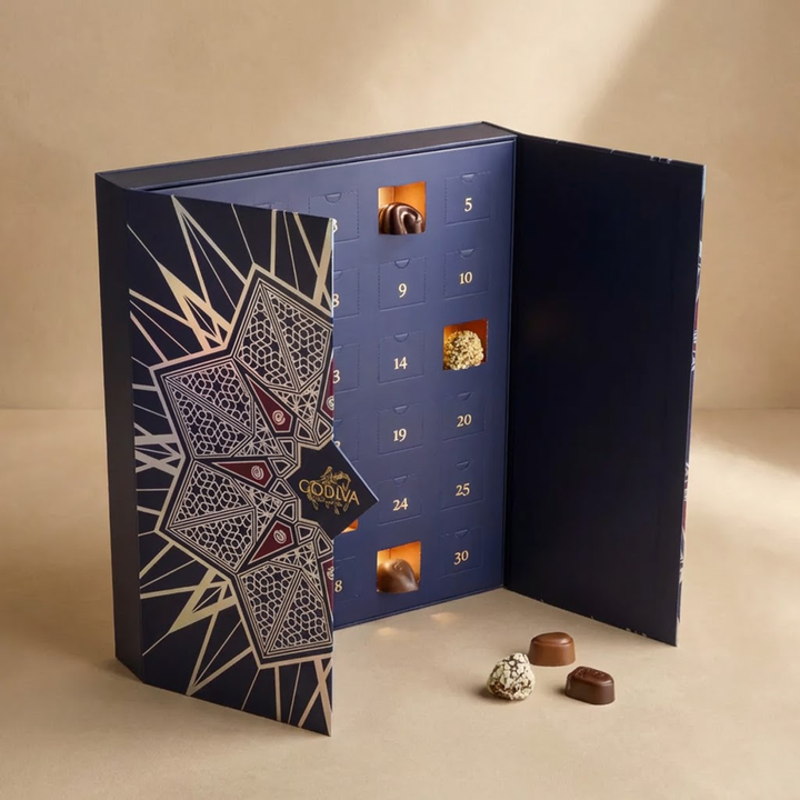 Luxurious Godiva Ramadan Chocolate Advent Calendar - 30 Exquisite Pieces
