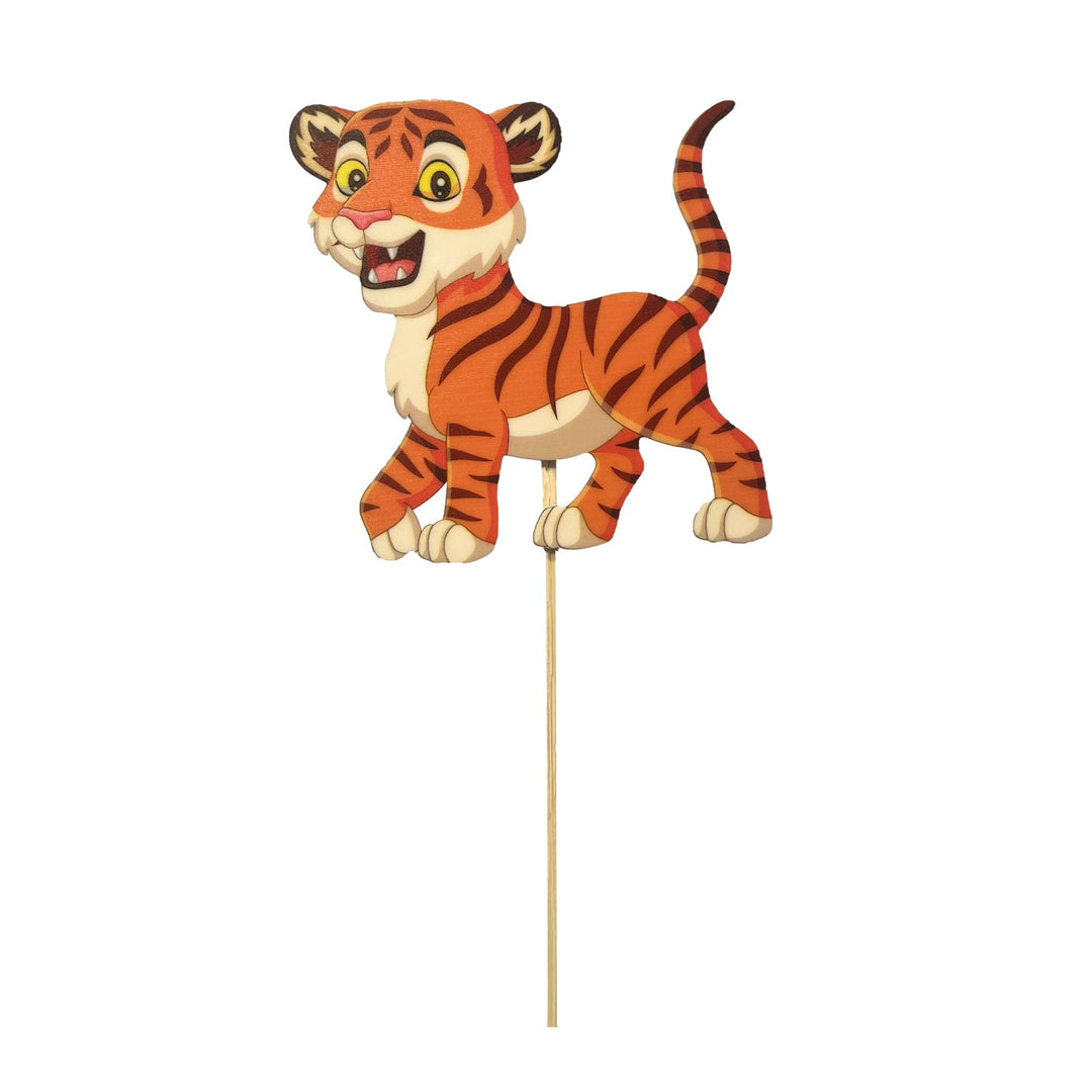 زينة كيك نمر صغير جذابة - مثالية لاحتفالات الأطفال