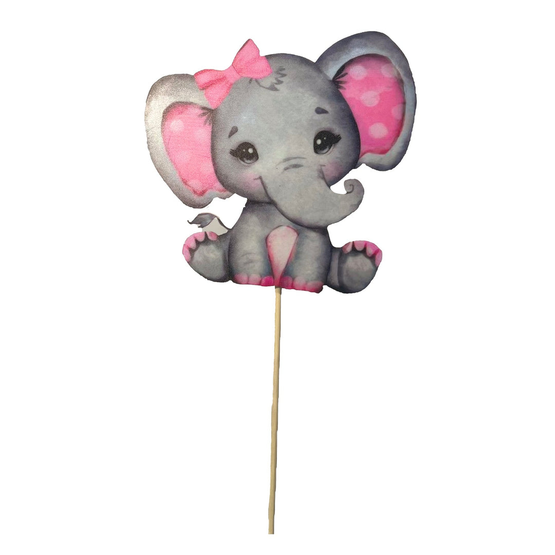 زينة كيك فيل صغير لطيف للمناسبات والأعياد