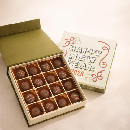 Festive New Year Floral & Chocolate Delight