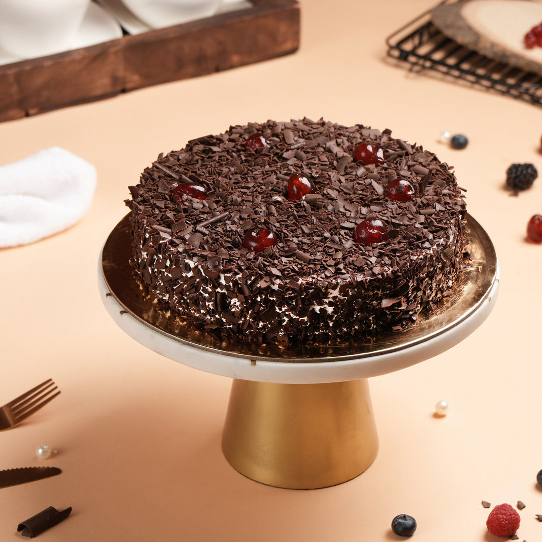 Delicious Black Forest Cake 500gm - Rich Chocolate Delight