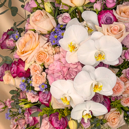 Celestial Garden Grandeur: Luxurious Floral Symphony