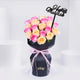 Elegant Hajj Mubarak Bouquet | Blushing Rose Love Elegance