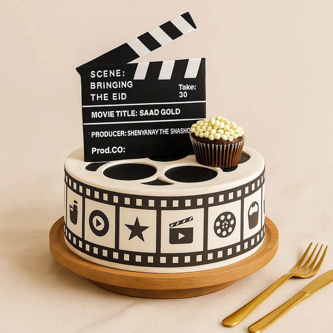 كيكة احتفالية لخريجي الإعلام والاتصال