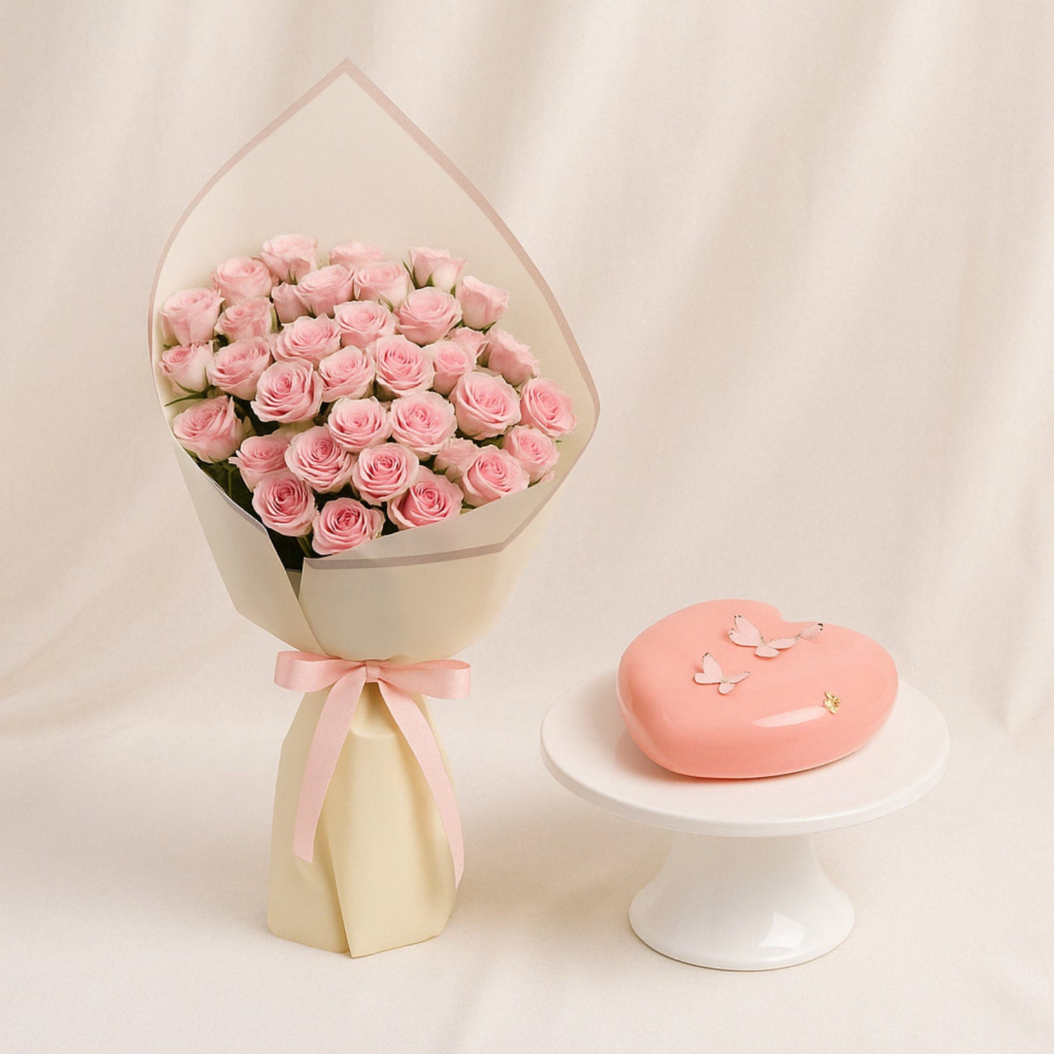 Pink Love With Heart Delight