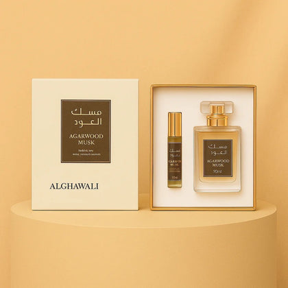 Alghawaly Agarwood Musk & Rose Romance Gift Set